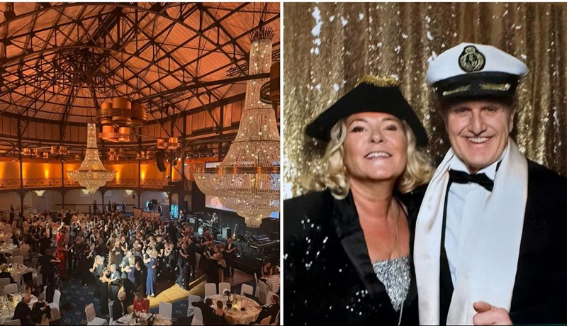 Ballnacht in festlicher Robe